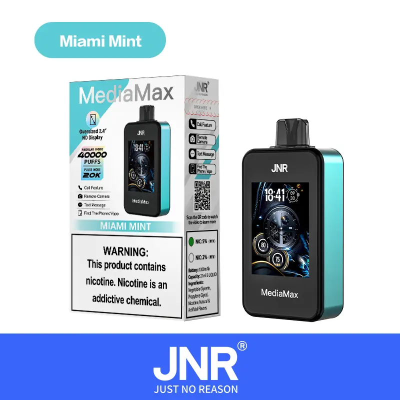 JNR Media Max 40000 40K Puffs Original Intelligent Disposable Vape - Image 18