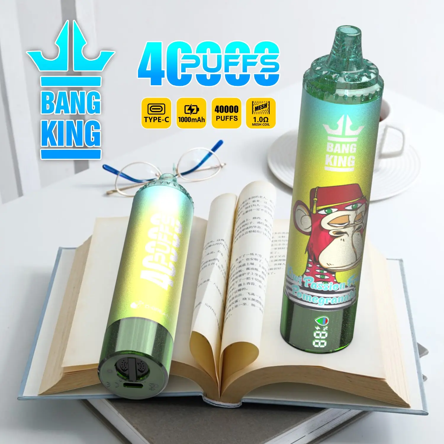 Bang King Tornado 40000 40K Puffs Original LED Display Edition Disposable Vape Pen - Image 22