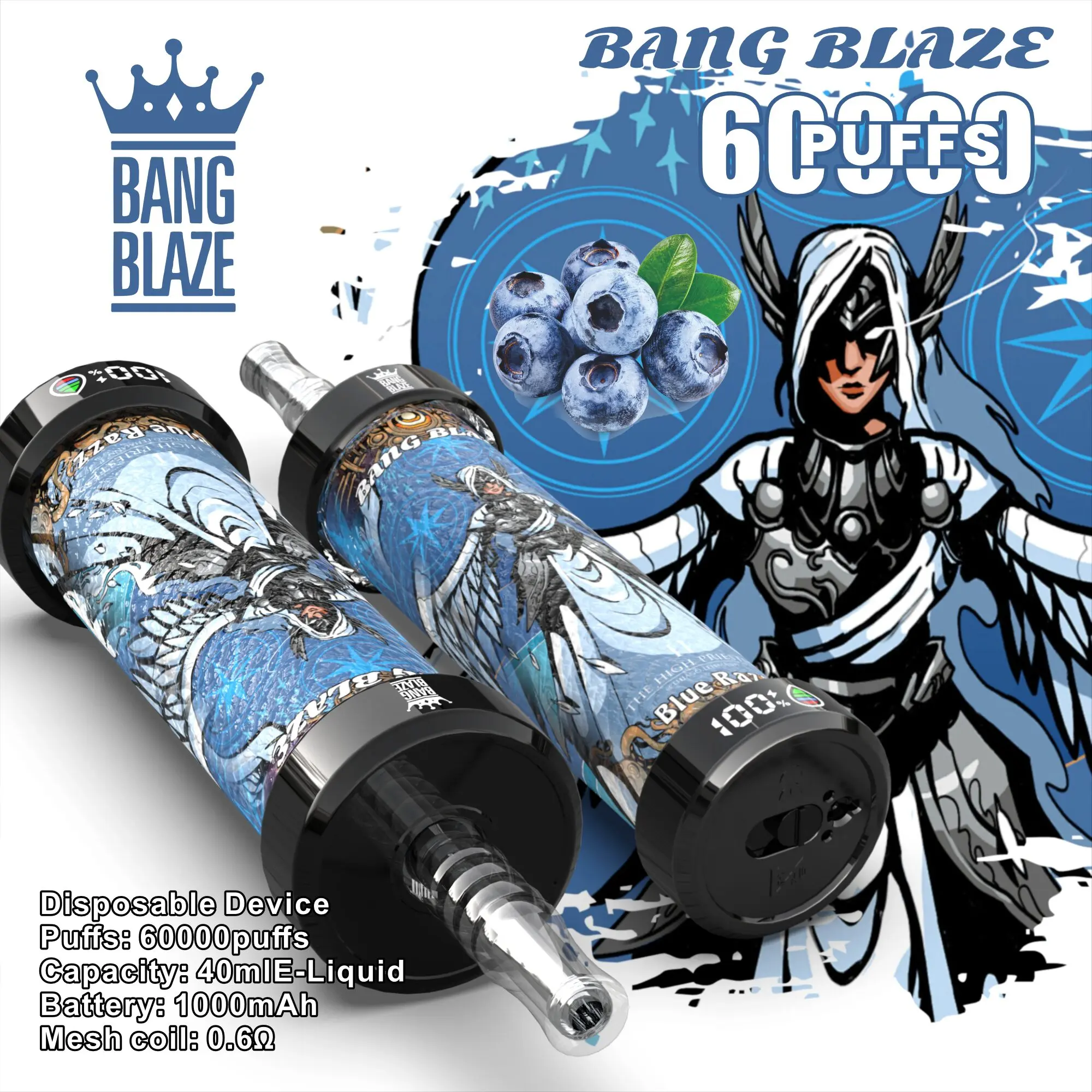 Bang Blaze 60k 60000 Puffs Latest Original LCD Display Disposable Vape Pen - Image 24