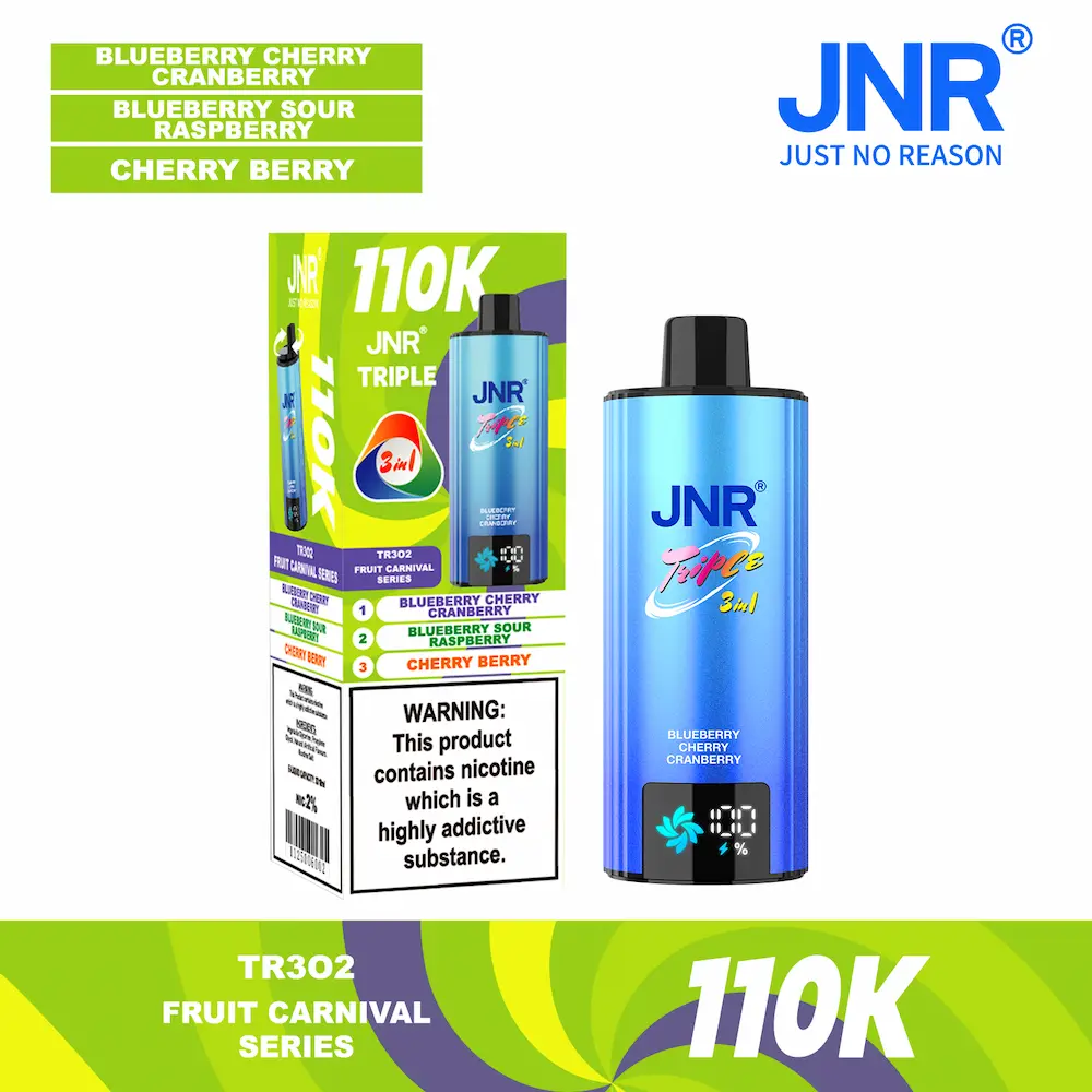 JNR TRIPLE 3-in-1 110000 110K Puffs Disposable Vape - Image 10